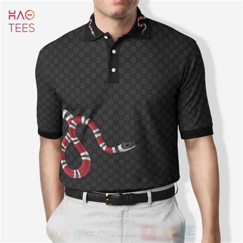 gucci snake polo mens|Gucci snake polo t shirt.